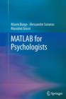 Image for MATLAB for Psychologists