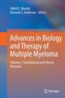 Image for Advances in Biology and Therapy of Multiple Myeloma : Volume 2: Translational and Clinical Research