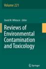Image for Reviews of Environmental Contamination and Toxicology Volume 221