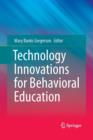 Image for Technology Innovations for Behavioral Education