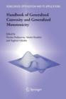 Image for Handbook of Generalized Convexity and Generalized Monotonicity