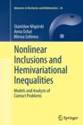 Image for Nonlinear Inclusions and Hemivariational Inequalities