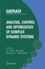 Image for Analysis, Control and Optimization of Complex Dynamic Systems