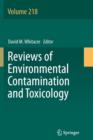 Image for Reviews of Environmental Contamination and Toxicology Volume 218