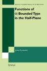 Image for Functions of a-Bounded Type in the Half-Plane