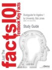 Image for Studyguide for Algebra 1 by University, Bob Jones, ISBN 9781606820452