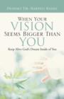 Image for When Your Vision Seems Bigger Than You : Keep Alive God&#39;s Dream Inside of You