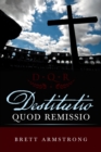 Image for Destitutio Quod Remissio