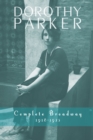 Image for Dorothy Parker: Complete Broadway, 1918-1923