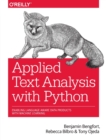 Image for Applied text analysis with Python