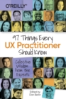 Image for 97 things every UX practitioner should know  : collective wisdom from the experts