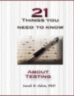 Image for 21 Things You Need to KNOW about Testing Workbook