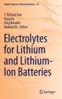Image for Electrolytes for lithium and lithium-ion batteries