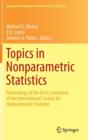 Image for Topics in Nonparametric Statistics