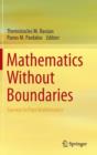 Image for Mathematics without boundaries  : surveys in pure mathematics