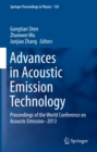 Image for Advances in Acoustic Emission Technology: Proceedings of the World Conference on Acoustic Emission-2013 : volume 158