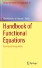 Image for Handbook of functional equations  : functional inequalities