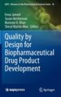 Image for Quality by design for biopharmaceutical drug product development