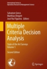 Image for Multiple criteria decision analysis  : state of the art surveys