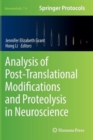 Image for Analysis of Post-Translational Modifications and Proteolysis in Neuroscience