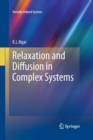 Image for Relaxation and Diffusion in Complex Systems