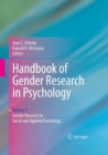 Image for Handbook of Gender Research in Psychology : Volume 2: Gender Research in Social and Applied Psychology