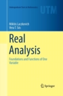 Image for Real Analysis : Foundations and Functions of One Variable