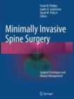 Image for Minimally Invasive Spine Surgery