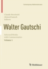 Image for Walter Gautschi, Volume 1