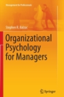 Image for Organizational Psychology for Managers