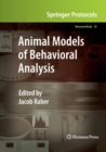 Image for Animal Models of Behavioral Analysis