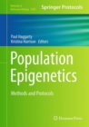 Image for Population epigenetics: methods and protocols
