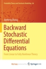 Image for Backward Stochastic Differential Equations