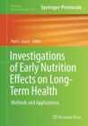 Image for Investigations of Early Nutrition Effects on Long-Term Health: Methods and Applications