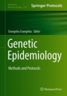 Image for Genetic epidemiology: methods and protocols