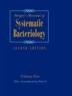 Image for Bergey&#39;s Manual of Systematic Bacteriology : Volume 5: The Actinobacteria