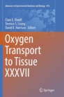 Image for Oxygen Transport to Tissue XXXVII