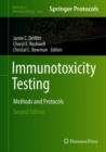 Image for Immunotoxicity testing: methods and protocols