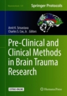 Image for Pre-clinical and clinical methods in brain trauma research
