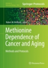 Image for Methionine dependence of cancer and aging: methods and protocols
