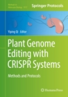 Image for Plant genome editing with CRISPR systems: methods and protocols