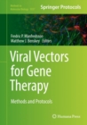 Image for Viral Vectors for Gene Therapy: Methods and Protocols