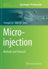 Image for Microinjection : Methods and Protocols