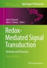 Image for Redox-mediated signal transduction: methods and protocols