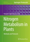 Image for Nitrogen metabolism in plants: methods and protocols