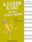 Image for A Dozen a Day - Music Staff Paper