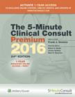 Image for The 5-minute clinical consult premium 2016