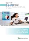 Image for Lippincott CoursePoint for Taylor: Fundamentals of Nursing