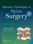Image for Operative techniques in spine surgery