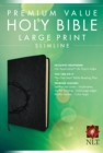 Image for NLT Premium Value Slimline Large Print Bible: Crown design